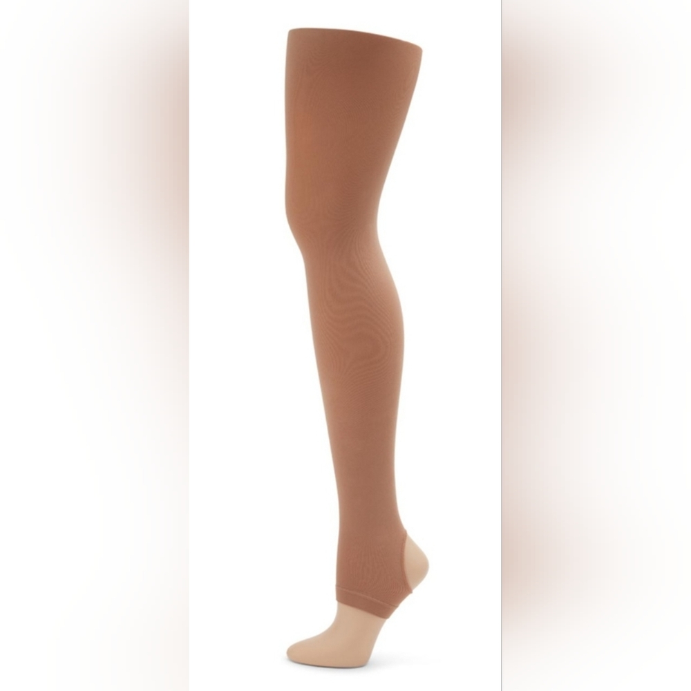 Capezio Stirrup Tights Toddler Light Suntan 1961X LSN Jazz Lyrical Tap 2-6 Soft